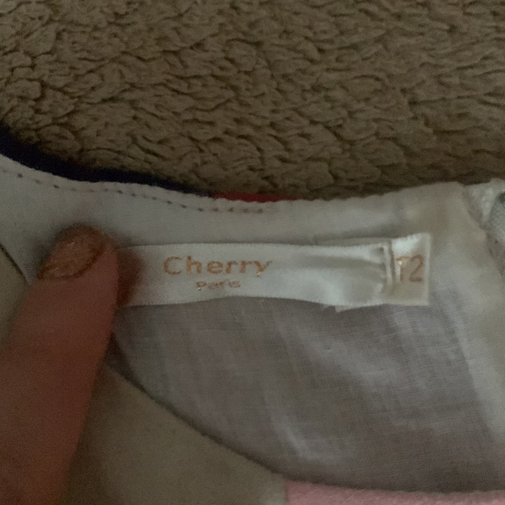 Cherry Paris Medium Colorful Patchwork Sleeveless… - image 2